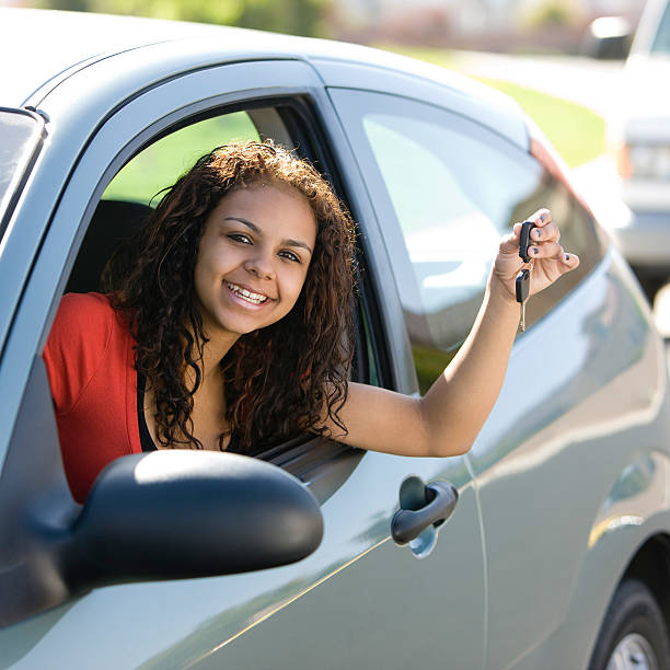 istock Teen driver with keys 145990874
