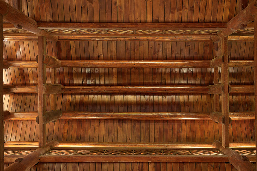 Internal Structure of Chinese Style Pavilion Roof