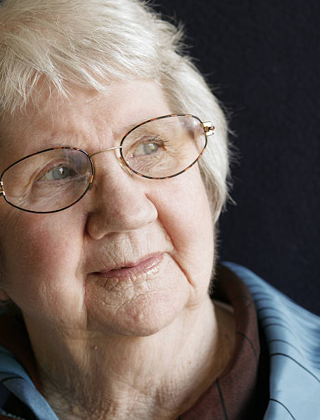 istock Portrait of Thoughtful Elderly Woman 145991303