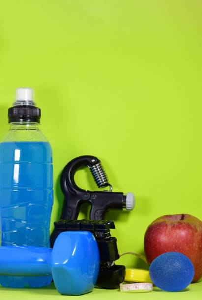 istock Hand grip fitness training and various accessories 1459918734