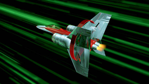 istock Light Speed Space Vehicle Traveling in The Worm Hole 1459919885