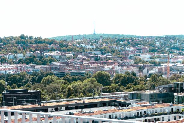 istock Aerial view of the Stuttgart cityscape 1459920070