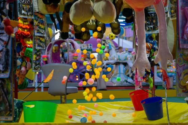 istock Children's playground with toys and attractions 1459920740