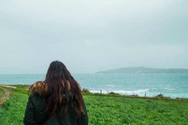 istock Female walking on green grass be 1459922370