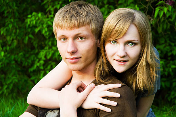 istock Young couple in love 145992483