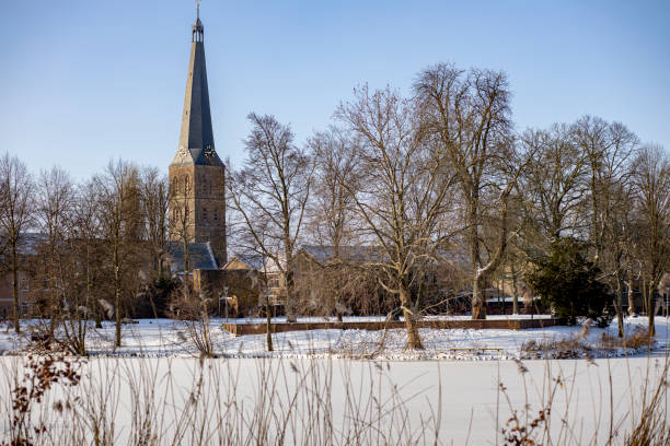 istock Winter landscape scenery with snow 1459926292