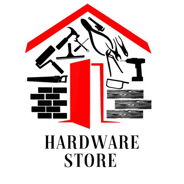 건물 상점 - hardware store house construction architecture stock illustrations