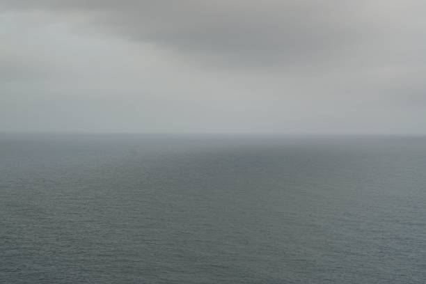 istock South Pacific ocean view on a gloomy day with cloudy sky background 1459932113