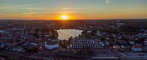istock Panoramic shot of the cityscape. Kolding, Denmark 1459933227
