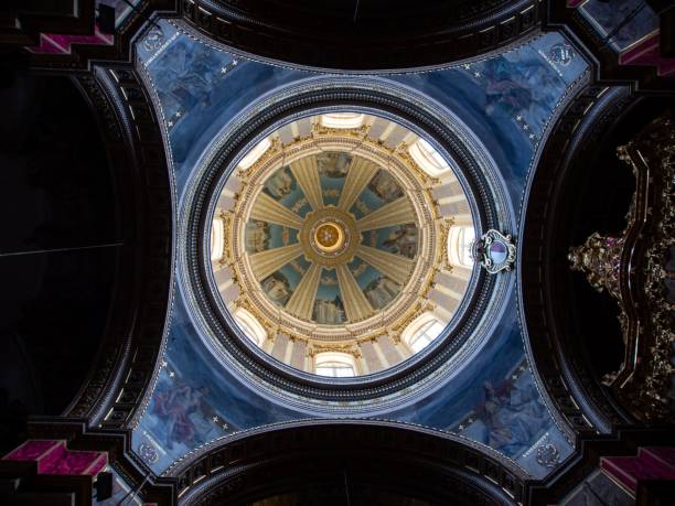 istock Ceiling of St Paul's Cathedral, in Mdina, Malta 1459934912