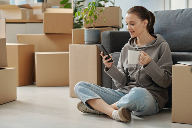 istock Woman having video call on mobile phone 1459945341