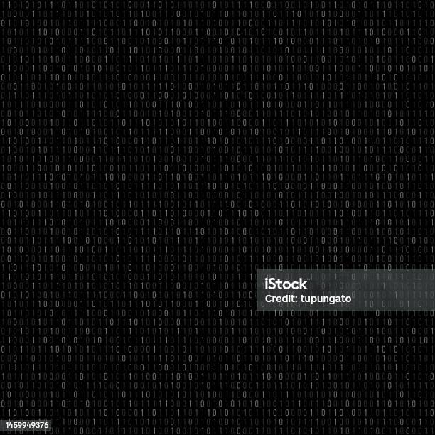 Binary Code Data Seamless Texture Stock Illustration - Download Image ...