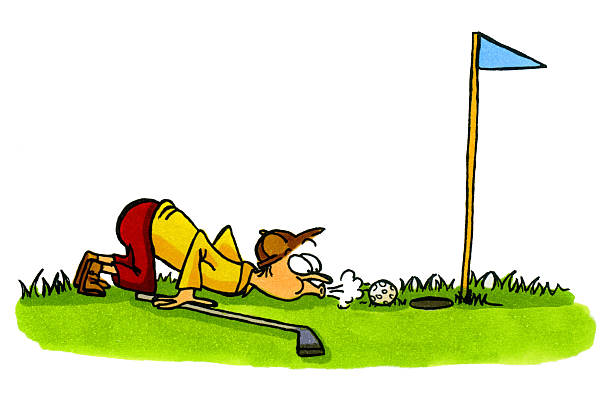 Golf De Dessins Animés Numéro 4golfeur Tromperie Vecteurs libres de droits  et plus d'images vectorielles de Golf - Golf, Humour, Club de golf - iStock