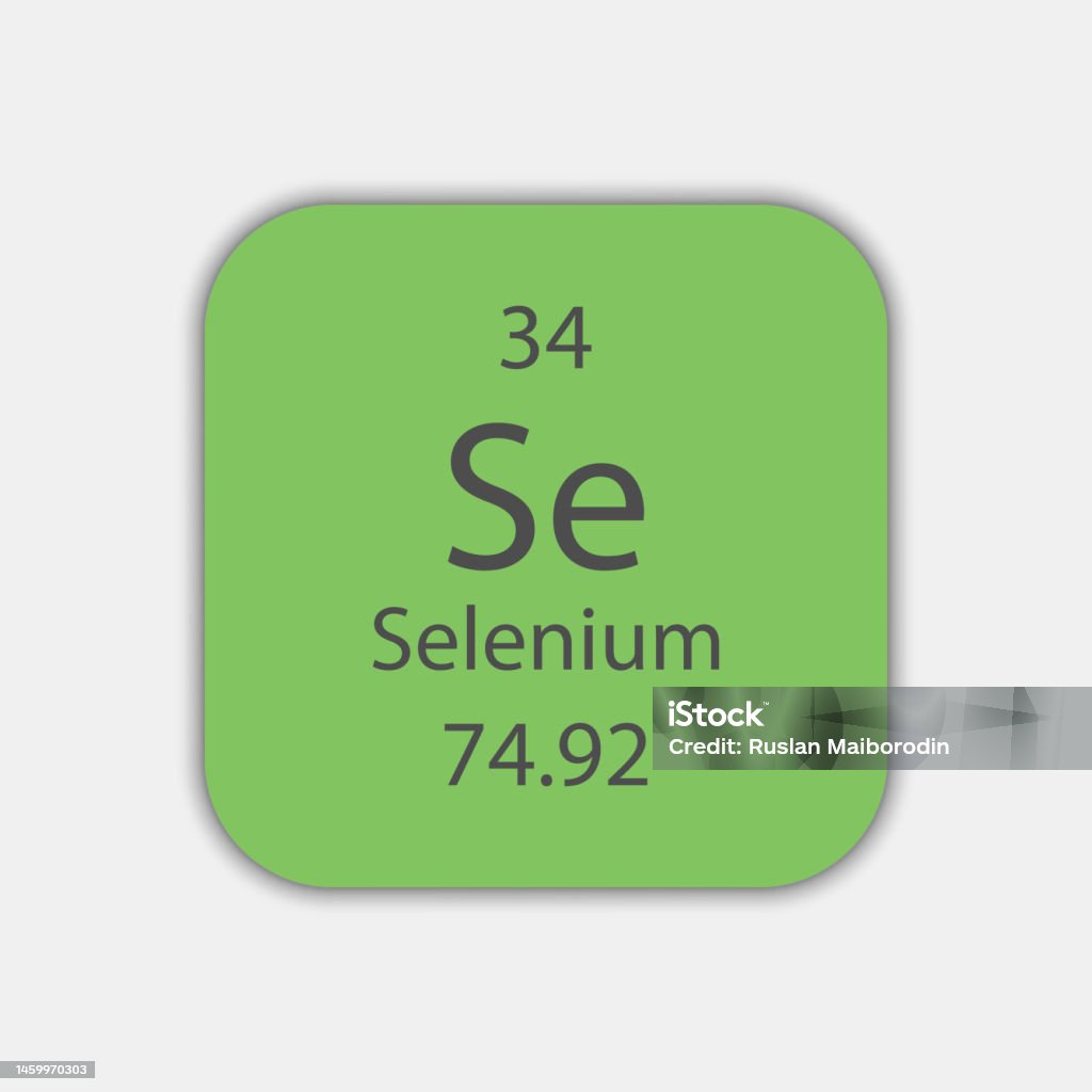 Selenium Symbol Chemical Element Of The Periodic Table Vector ...