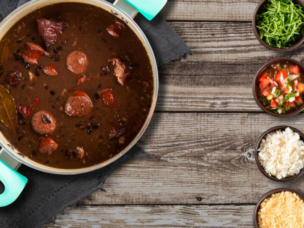 istock Feijoada. Brazilian traditional food. top view 1459971479