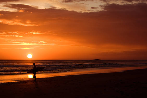 istock Surfer at Sunset In Nicaragua 145997231