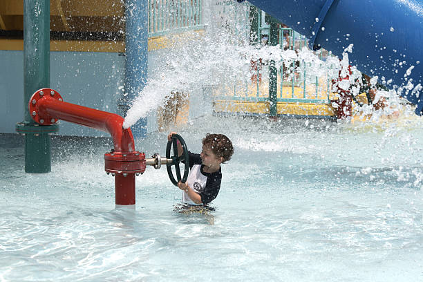 Water Park Fun stock photo