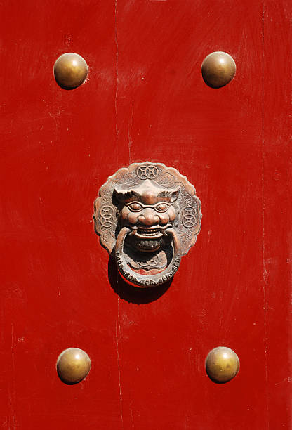 The door handle of traditional Chinese doors