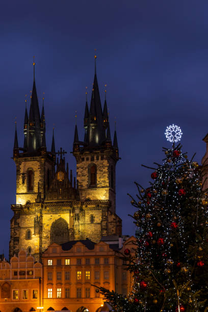 istock Old Town Square at Christmas time, Prague, Czech Republic 1459976807