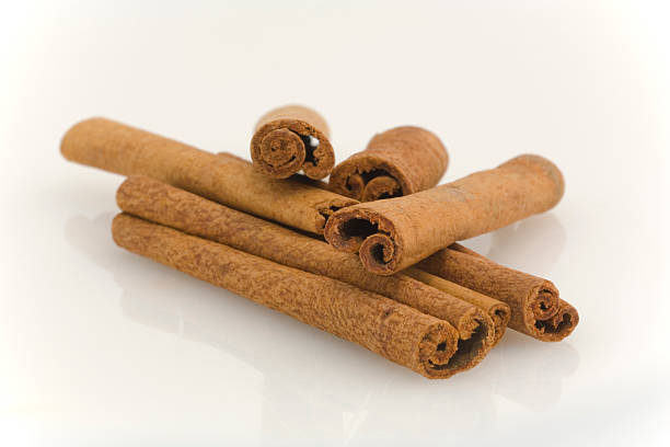 cinnamon spice sticks stock photo