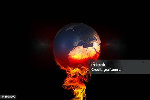 Globale Erwärmung Feuer Stockfoto und mehr Bilder von Feuer - Feuer, Planet, Globus