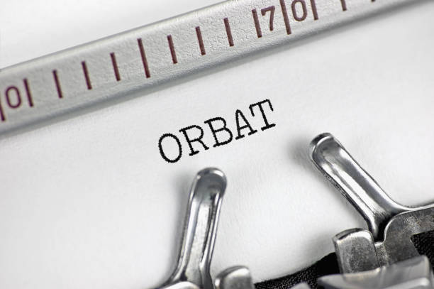 istock Order Of Battle acronym ORBAT typography text macro closeup, typewriter typed armed forces military operations campaign hierarchical organization, command structure details, army troops personnel formations position, combat equipment units disposition, me 1459985377
