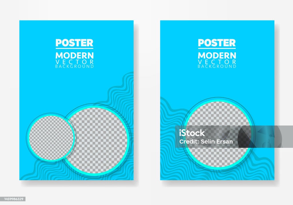 Poster Layout Design Vector Illustration Background Template Front And ...