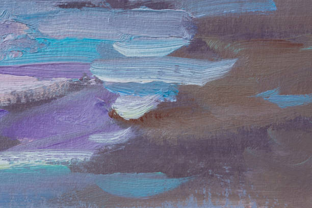 istock Abstract multicolored background oil painting. 1459987900