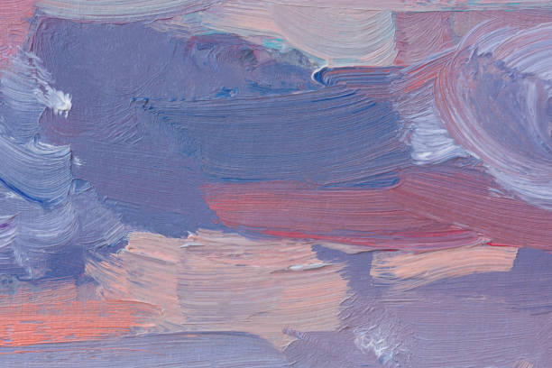 istock Abstract multicolored background oil painting. 1459987953