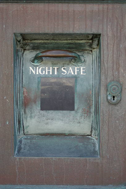 Night Safe stock photo