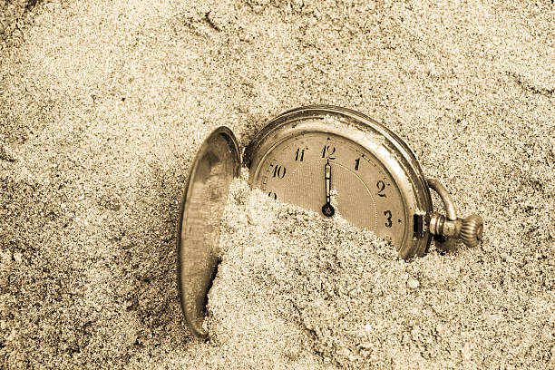 Lost time stock photo