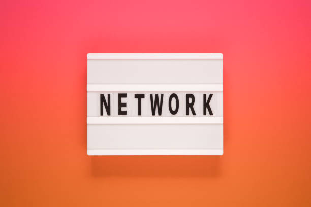 istock The word network on lightbox. Business concept 1459995999