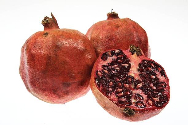 pomegranates stock photo