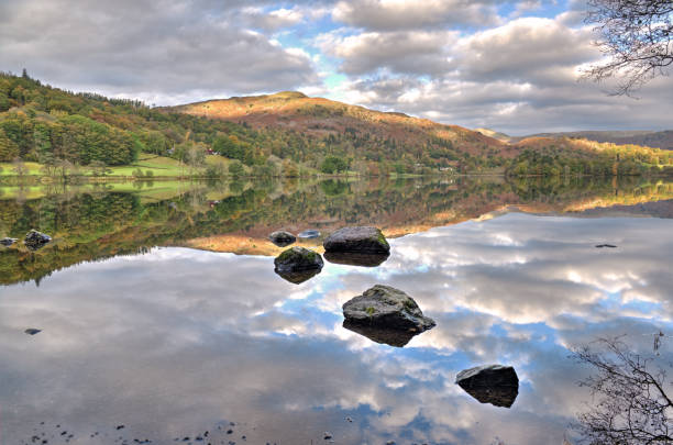 Grasmere Reflections stock photo