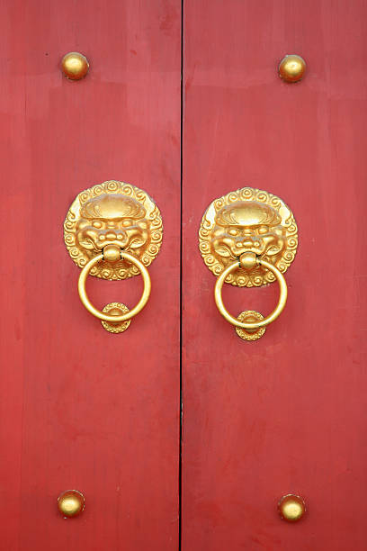 istock Crimson Wooden Door 145999997