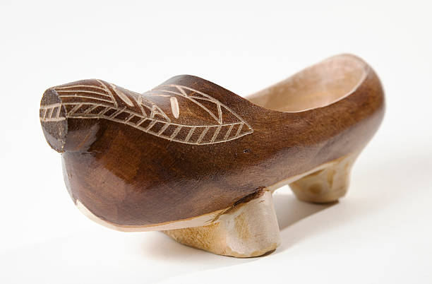 istock Shoe rural and traditional, on a white background. 146000040