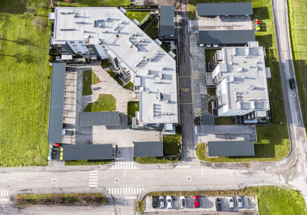 istock New apartment buildings top down view 1460001730