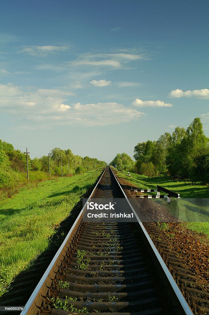 railroad - Foto stock royalty-free di Acciaio