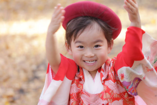 Smiling girl Shichigosan image