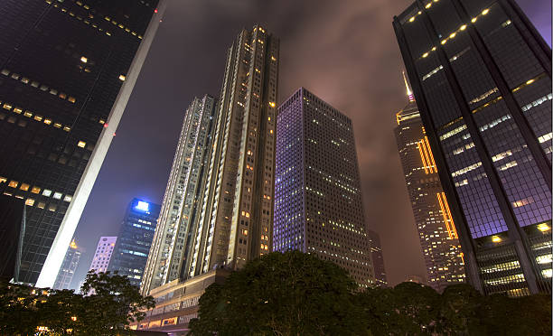 istock Hong Kong City Lights 146001289
