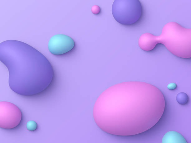 istock Abstract Color Paint Pastel Blob Modern Background 1460015253