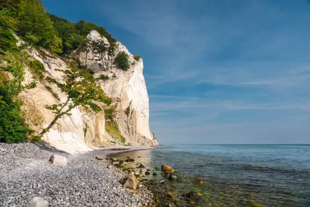 Just under two hours south of Copenhagen is one of Denmark’s biggest and most surprising wonders, Mons Klint (Møns Klint). The 70 million-year-old chalk cliffs (up to 120 meters) are gentling crumbling into the Baltic Sea on the island of Møn, making the water beautifully clear and inviting.