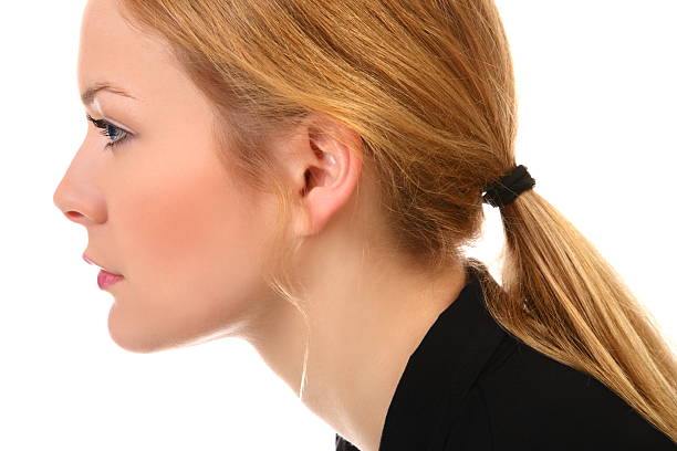 istock profile of a beautiful  young woman 146001774