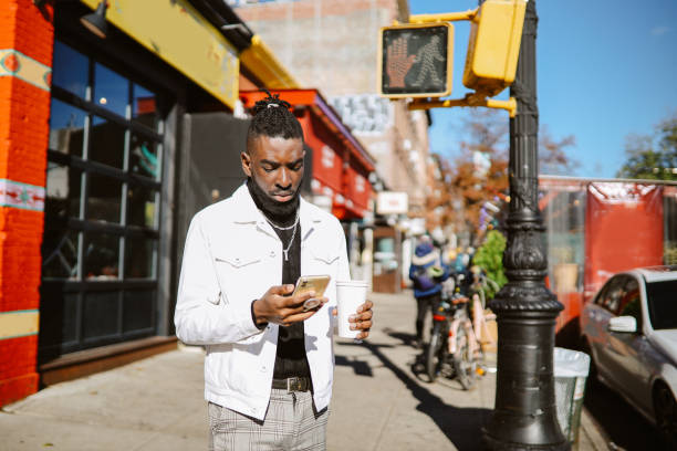 istock Coffee break on the streets of Brooklyn, NYC 1460020651