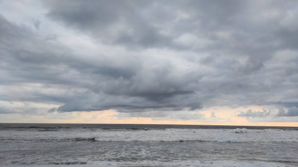 istock fine gray cloudy sky late afternoon. nature background 1460021074