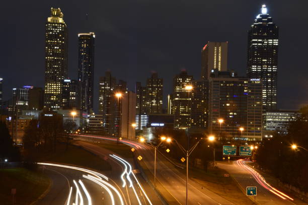 istock Atlanta, Georgia Famous Skyline At Dawn 1460022017