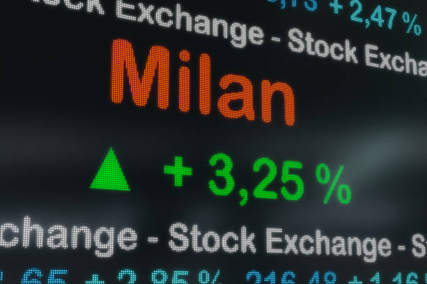 istock Milan stock exchange moving up 1460022024
