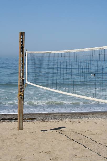 Beach Volleyball stock photo