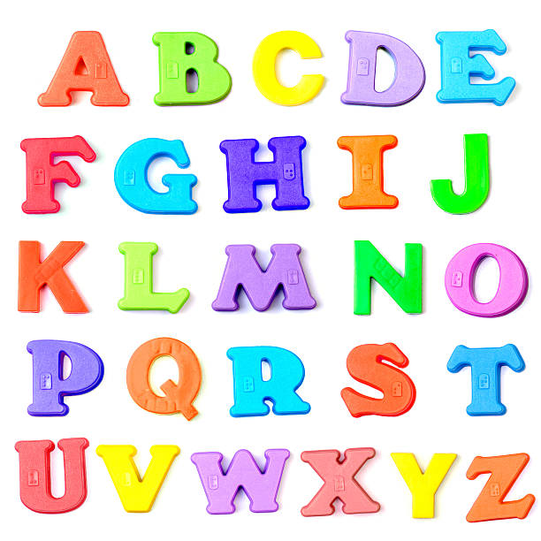 istock Alphabet letters isolated on white background 146002370