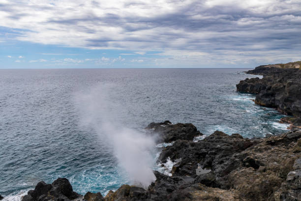 istock Saint-Leu, Reunion Island - The blowing rock 1460026469